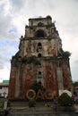 Laoag Cathedral`s Sinking Bell Tower